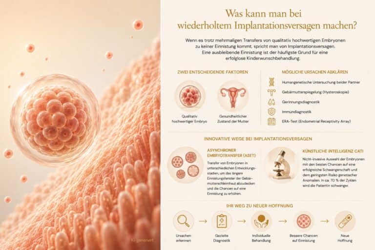 Infografik: Was kann man bei wiederholtem Implantationsversagen machen?